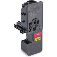 Black rectangular KYOCERA TK-5230M toner cartridge with magenta label and gear details.