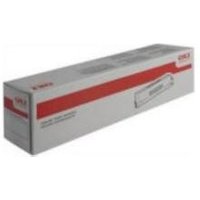White OKI 46606507 toner-kit box with red accents, cyan label, compatible with OKI Pro 8432, 10K pages yield.