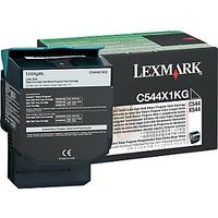 Original Lexmark C544X1KG Black Return Program Toner Cartridge