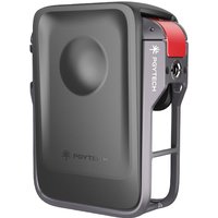 Black PGYTECH P-63B-010 camera cage with red accents and sleek, rectangular design for mounting accessories.