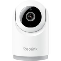 White Reolink E321 Dome IP security camera with black lens, 2304 x 1296 pixel resolution, compact indoor design.