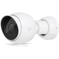 White Ubiquiti G5 Bullet IP security camera with black lens, suitable for wall or pole mounting, sleek cylindrical design.