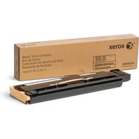 Xerox toner waste box, black rectangular container with brown packaging, model 008R08102 for 101K pages.