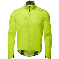 Neon yellow Altura Airstream Jacket with high collar, full zip, and reflective accents.