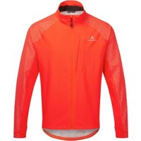Bright orange Altura Night Vision Storm Jacket with reflective accents and zippered chest pocket.
