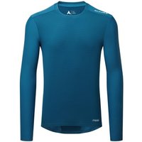 Blue Altura Esker DWR men's long sleeve jersey with crew neck and subtle logo on shoulder.