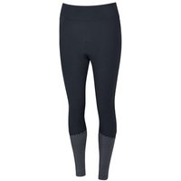 Black Altura Nightvision DWR women's tights with high waist and reflective ankle panels.