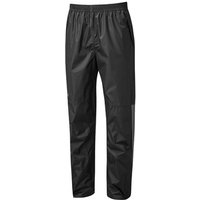 Black Altura Nightvision Overtrousers with elastic waistband and reflective detailing on legs.