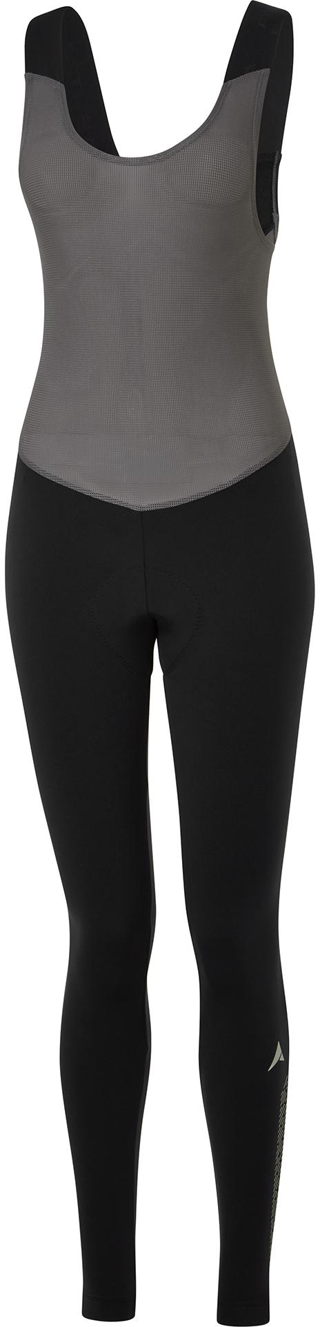 Black Altura Progel Plus Women's Thermal Bibtights with mesh upper and padded seat, size 14.
