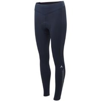 Black Altura Progel Plus women's thermal tights with padded seat and reflective logo on lower leg.