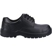 Black Amblers Safety shoe, metal-free composite, lace-up design, sturdy sole, size 11, by Footsure Western Limited.