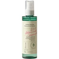Green Axis Y gel cleanser bottle with white pump, beige label, and red text, designed for oily skin, 180 ml.
