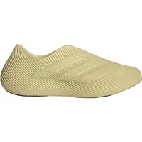 Beige Adidas Purechill children's sandals with textured surface and three stripes on the side.