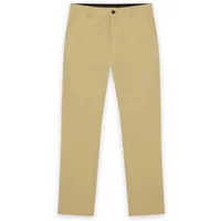 Beige Lyle & Scott Golf chino trousers with straight leg, button closure, and belt loops.