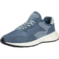 Blue City MKII Suede Trainers by HOFF with white sole, light blue accents, and lace-up design.
