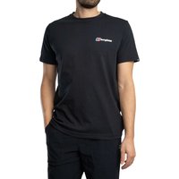 Black Berghaus Class Logo T-Shirt with small logo on chest, short sleeves, and crew neck.