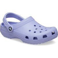 Mystic purple Crocs Classic Clog with perforated top, adjustable heel strap, and textured sole.