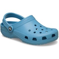 Blue Crocs Kids Classic Clog with ventilation holes and adjustable heel strap, size Infant 12.