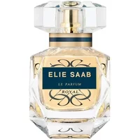 Elie Saab Le Parfum Royal Eau De Parfum 90ml in a faceted glass bottle with a blue and gold label.