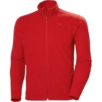 Red Helly Hansen Daybreaker fleece jacket with full zip, high collar, and subtle logo on chest.