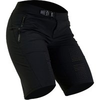 Black Fox Clothing Flexair women's MTB shorts with zippered pockets and perforated detailing on the thighs.