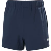 Navy blue Helly Hansen Thalia 2.0 girl's shorts with elastic waistband and small logo on the hem.