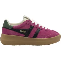 Gola Athena Suede Women's Fuchsia/Black/Evergreen Trainers - image 3