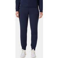 Navy Helly Hansen HP Ocean Trousers, elastic waistband, tapered legs, ankle cuffs, side pockets, size L.