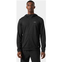 Black Helly Hansen LIFA® Tech Lite Zip Hoodie, 2XL, with front zipper, hood, and subtle logo on chest.