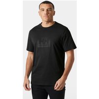 Black Helly Hansen men's T-shirt with subtle logo on chest, short sleeves, crew neck, size XL.