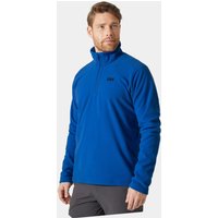 Blue Helly Hansen men's fleece, 1/2 zip, long sleeves, high collar, size 2XL.
