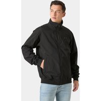 Black Helly Hansen men's Vika jacket, 2XL, with high collar, zip closure, and side pockets.