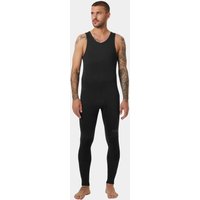 Black Helly Hansen Waterwear Salopette 2.0, sleeveless, full-length, with snug fit and reinforced knee patches.