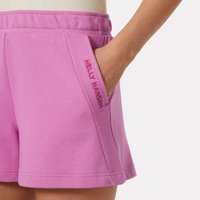 Pink Helly Hansen women’s sweat shorts, XL, with side pockets and embroidered logo on left pocket.