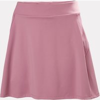 Pink Helly Hansen Women's HP Skort 2.0, medium size, with a smooth waistband and A-line silhouette.