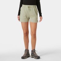 Green Helly Hansen women's LIFA® Tech Lite shorts with drawstring waist, side pockets, and relaxed fit.