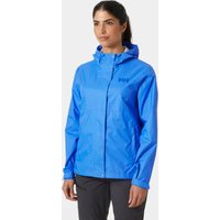 Blue Helly Hansen women's Loke Jacket 2.0, XS, with hood, front zipper, and logo on chest.