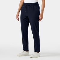 Navy blue Helly Hansen women's Thalia pants, elastic waistband, drawstring, straight leg, size XL.