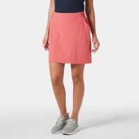 Red Helly Hansen women's Thalia Skirt 2.0, size S, with a straight cut and side pockets.