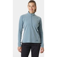 Navy Helly Hansen women's half-zip pullover, long sleeves, high collar, size XL.