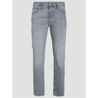 Grey denim Jack & Jones Mike Original jeans, straight fit, five-pocket design, size 32S.