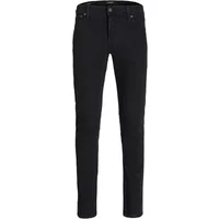Black Jack & Jones Lenn Original 356 jeans with slim fit, classic five-pocket design, and button closure.