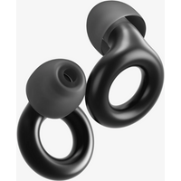 Black Loop Experience 2 earplugs with circular design and silicone tips for noise reduction in events and social settings.