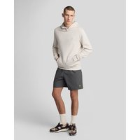 Gunmetal Lyle & Scott men's swim shorts, plain design, elastic waistband, small logo on leg.