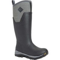 Black Muck Boot Arctic Ice Tall Women's Wellingtons, UK 5, with grey upper trim and rugged sole.