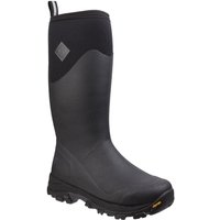 Black Muck Boots Arctic Ice Tall Boots, UK 9, with rugged sole, high shaft, and pull tab.