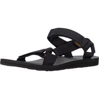 Black Teva Original Universal Urban Sandals with adjustable straps and cushioned sole.