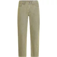 Beige relaxed-fit jeans by Blend with straight legs and classic five-pocket design.