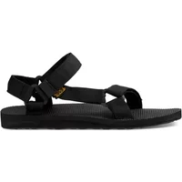 Black Teva Original Universal Urban sandals with adjustable straps and cushioned sole.