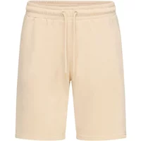 Beige Blend BHKARLOS shorts with elastic waistband, drawstring, and knee-length cut.